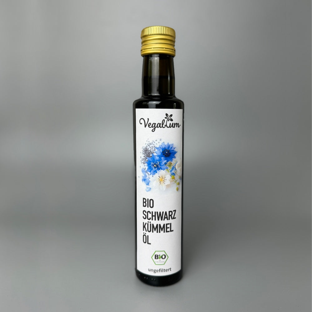 Bio Schwarzkümmelöl - ungefiltert, 250 ml - THYMOCHINON 1.600 mg je Flasche