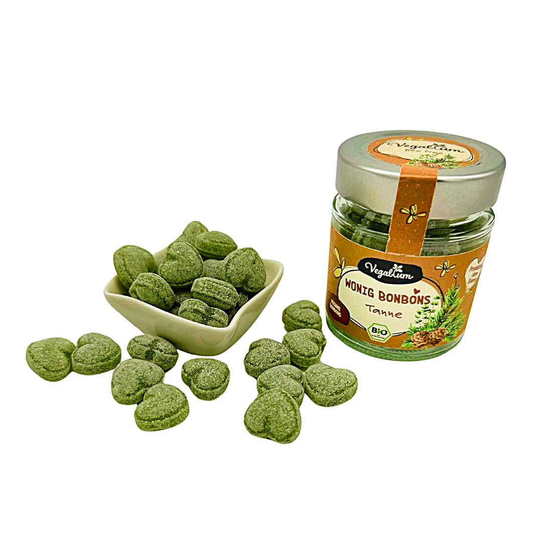 Bio Wonig Bonbons - Tanne, im Glas bio, 100g