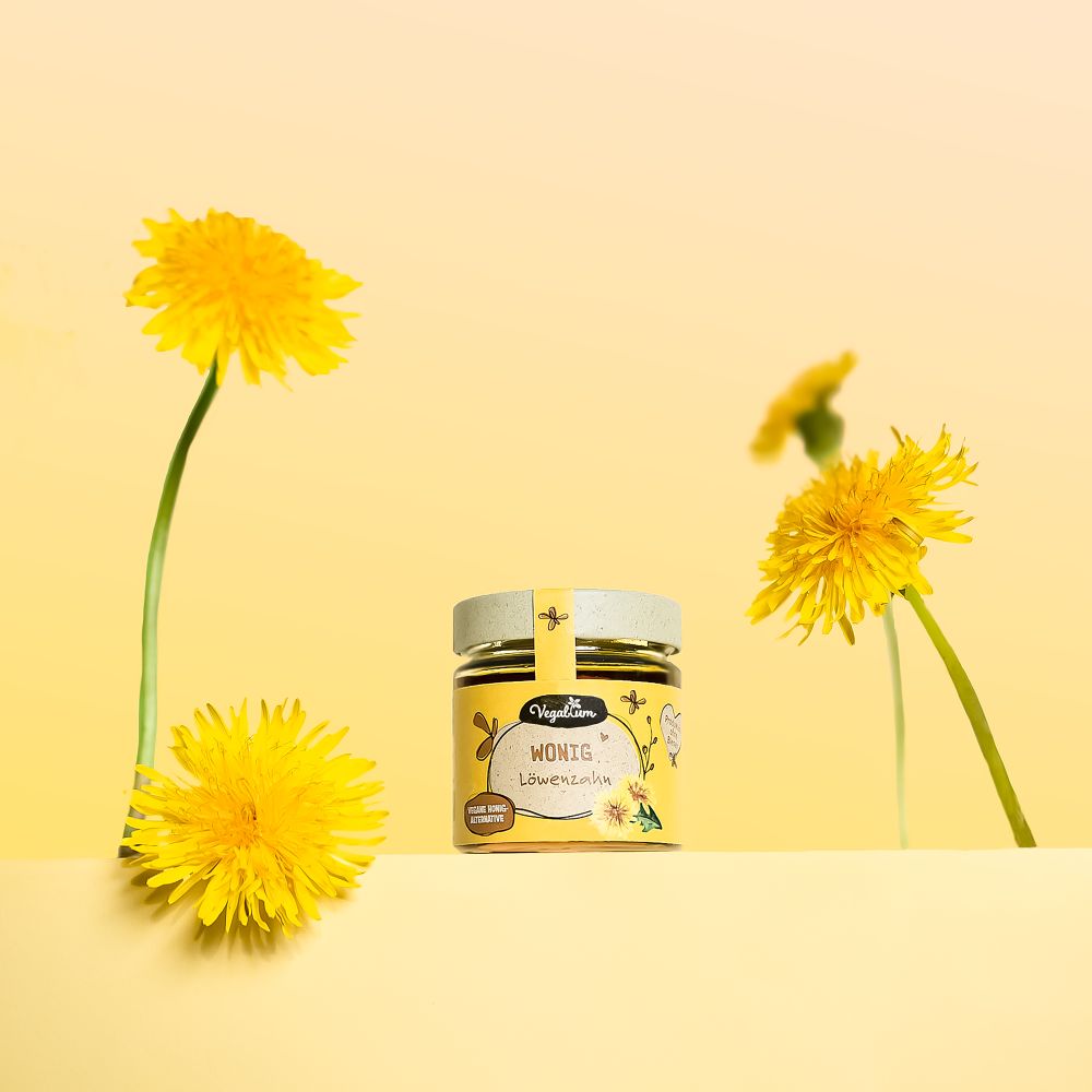 Wonig Löwenzahn, die vegane Alternative zu Honig wie bei Oma