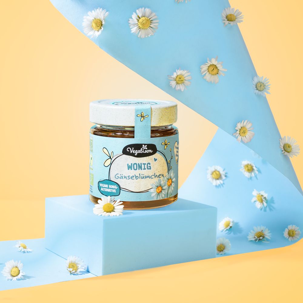 Wonig Gänseblümchen, veganer Honig