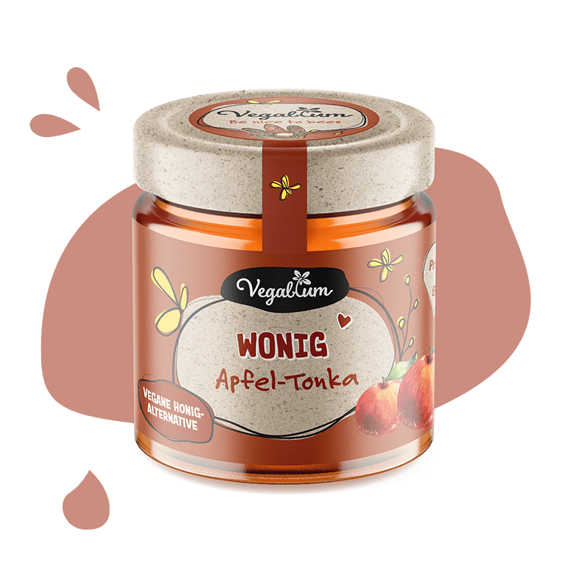 Wonig Apfel-Tonka, die vegane Alternative zu Honig