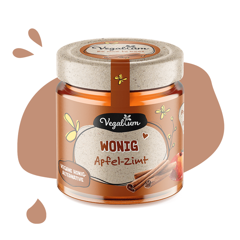 Wonig Apfel-Zimt, veganer Honig-Ersatz zu Weihnachten