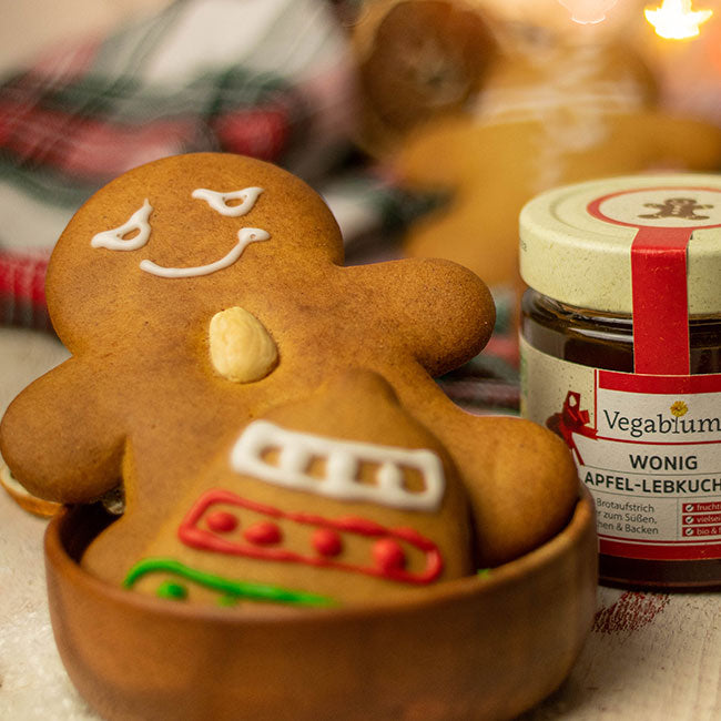 Rezept - Wonig-Lebkuchen mit veganer Honig-Alternative