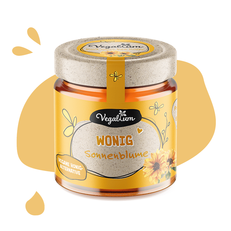 Wonig Sonnenblume, die vegane Alternative zu Honig, bio