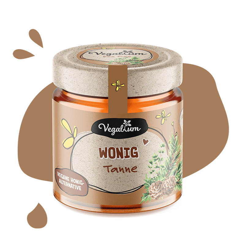 Wonig Tanne, wie Waldhonig, veganer Honigersatz