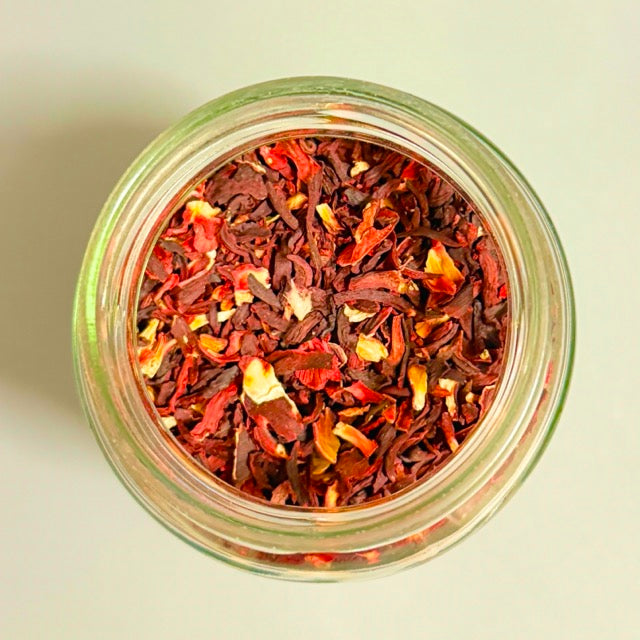 Bio Tee - Hibiskus Blüten 70g im Glas