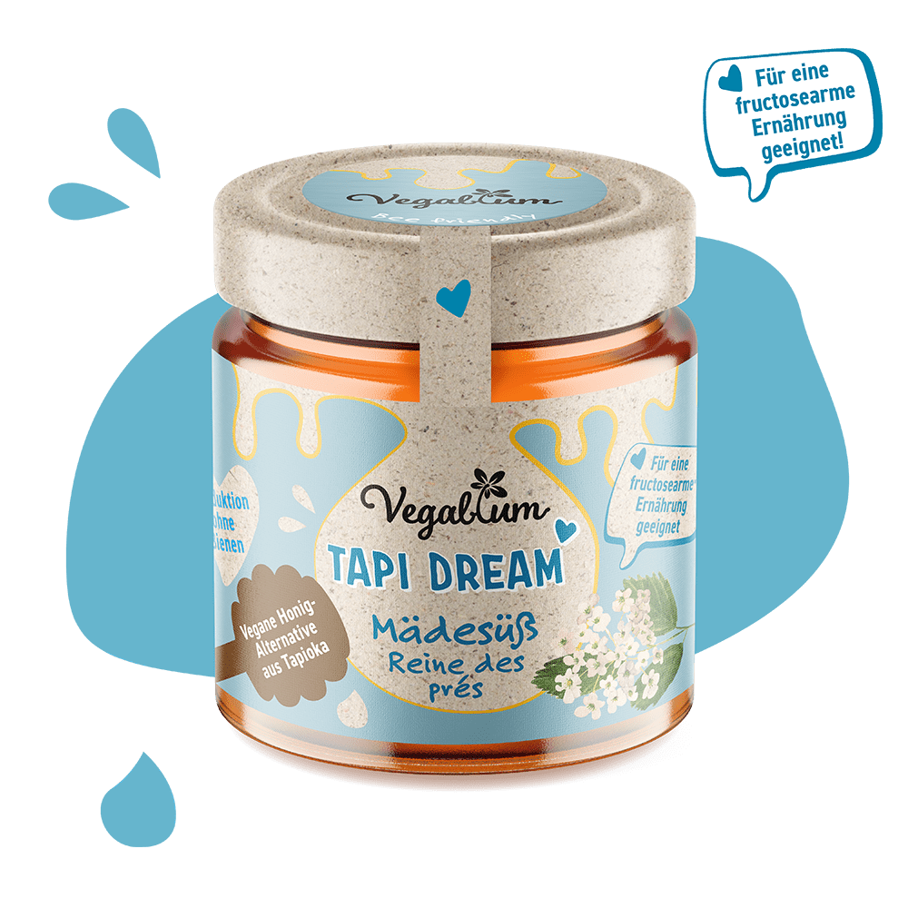 Tapi Dream Mädesüß, fructosearme Honig-Alternative, vegan