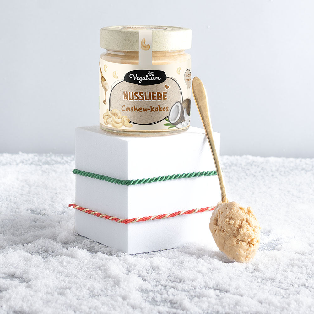 Nussliebe, Nusscreme mit Cashew-Kokos vegan, bio, palmölfrei