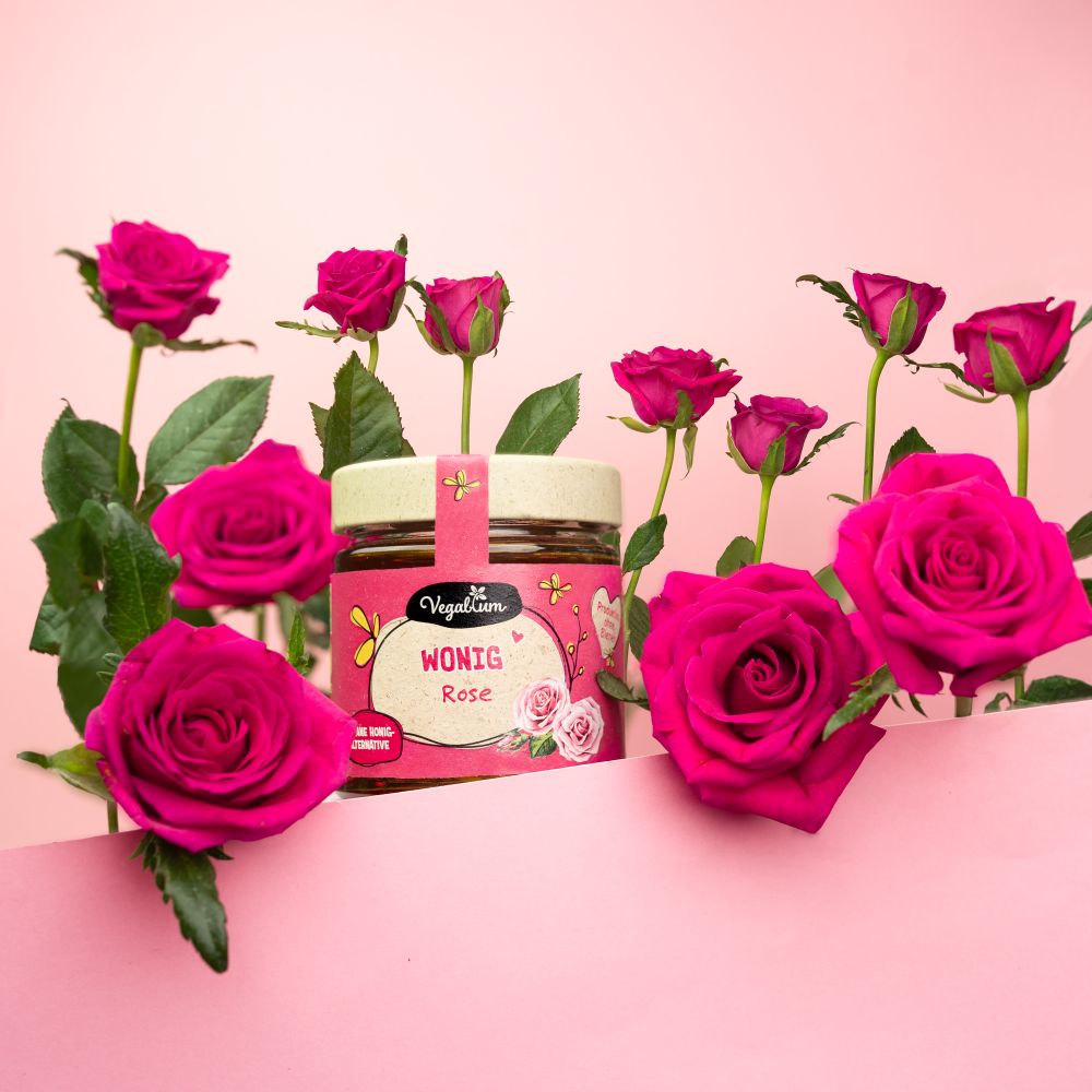 Wonig Rose, die vegane Honig-Alternative, bio