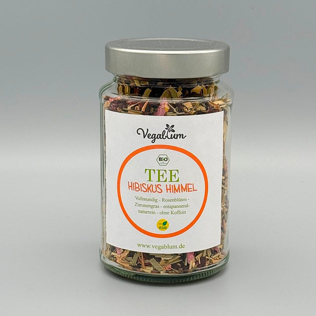 Bio Tee Hibiskus Himmel, 70 g im Glas