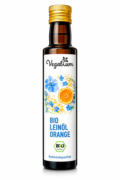 Im Set enthalten: Bio Leinöl mit Orange, 250 ml