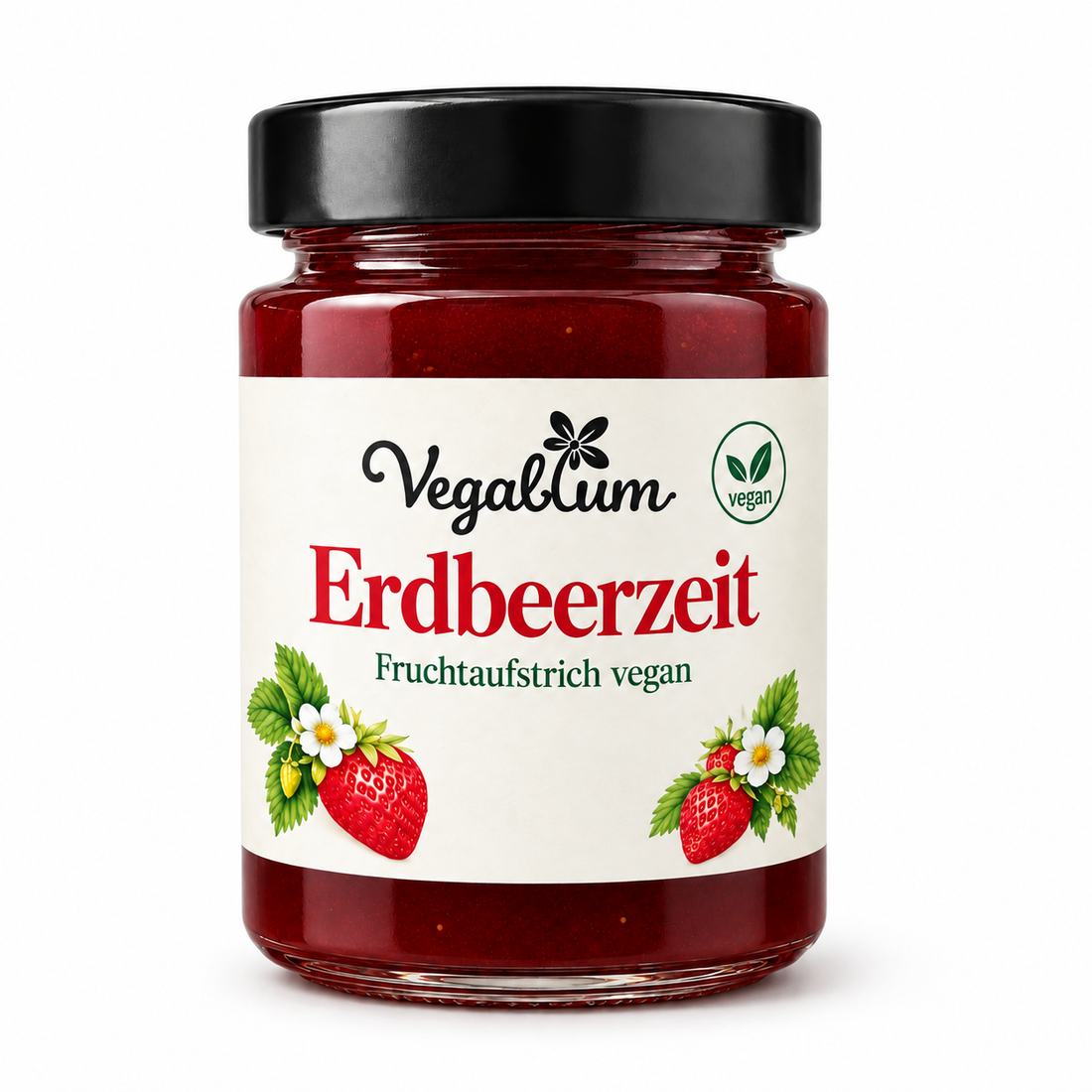 Erdbeerzeit, Fruchtaufstrich, vegan, 200 g
