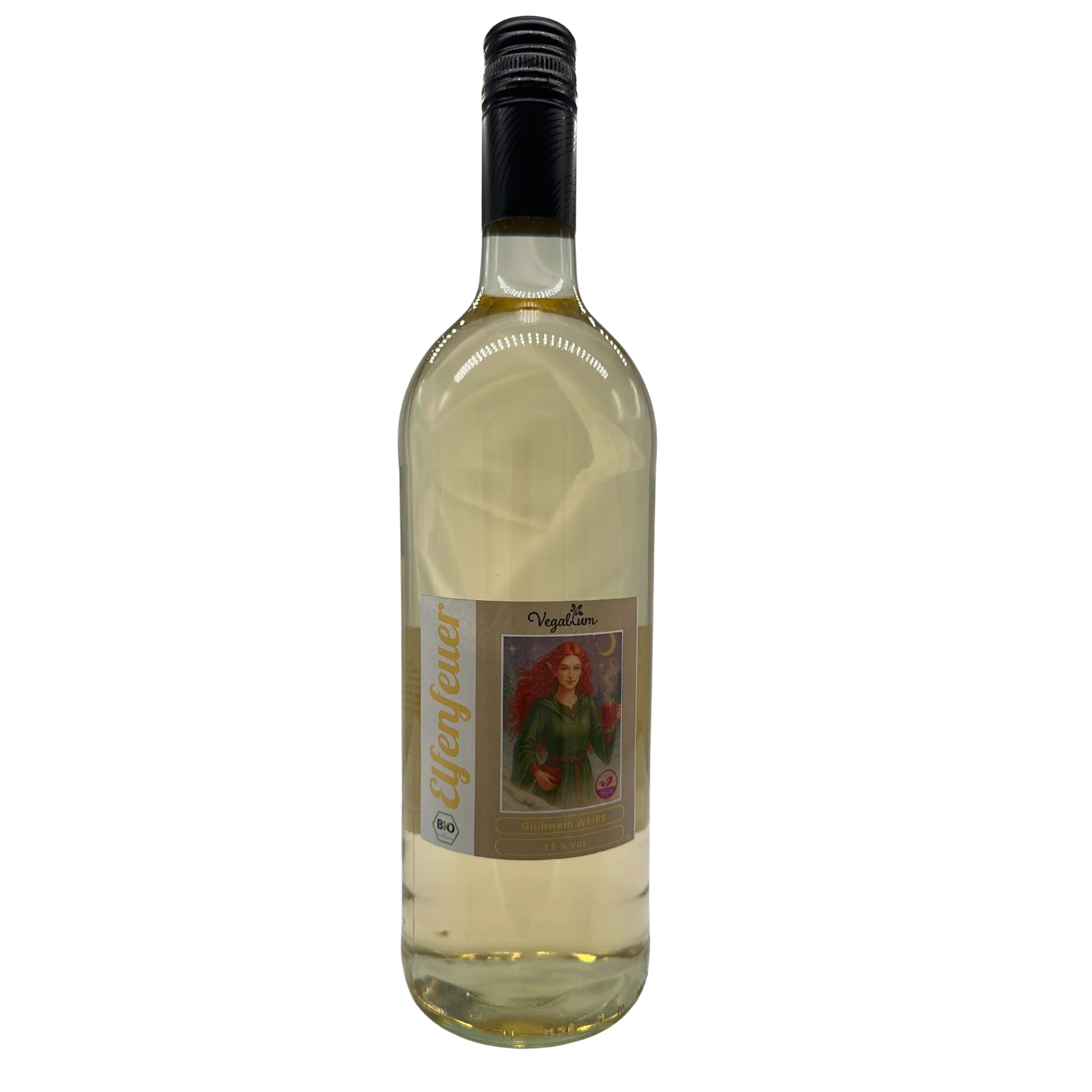 Elfenfeuer Weiss bio, 1 l 11 % vol. Glühwein weiss