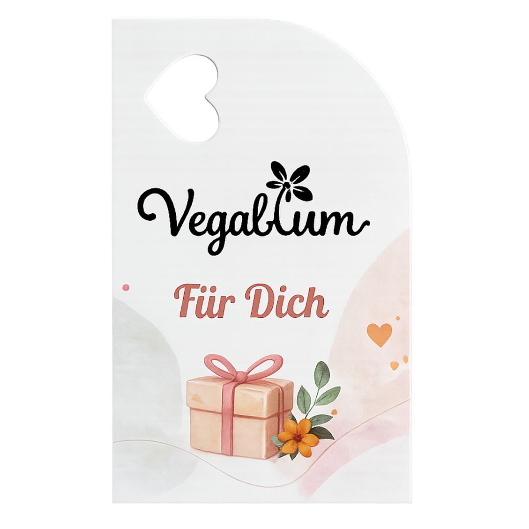 Geschenkanhänger Für Dich zum Beschriften 85 x 55 mm, mit reißfester Juteschnur aus Naturfaser