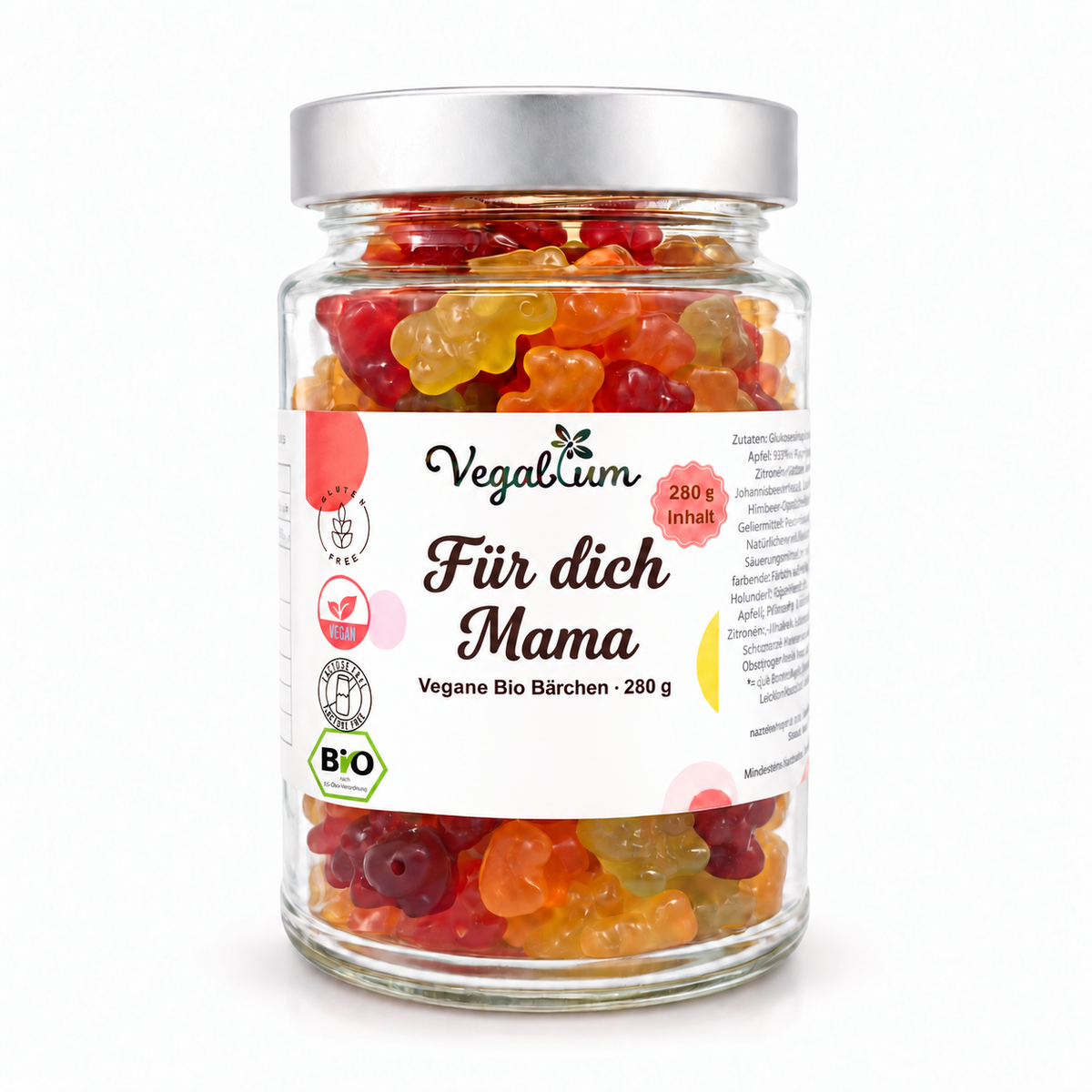 Personalisierte Bio Gummibärchen – Für dich / Mama