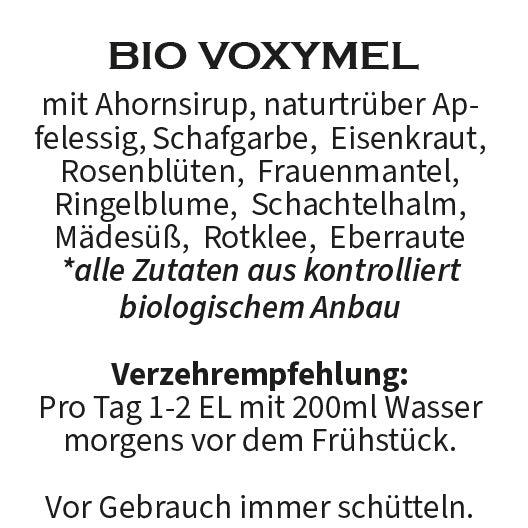 BIO VOXYMEL - FRAUEN POWER - Kräuterauszug mit Apfelessig &amp; Ahornsirup