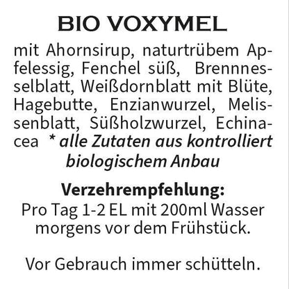 BIO VOXYMEL - IMMUN BOOSTER - Kräuterauszug mit Apfelessig &amp; Ahornsirup