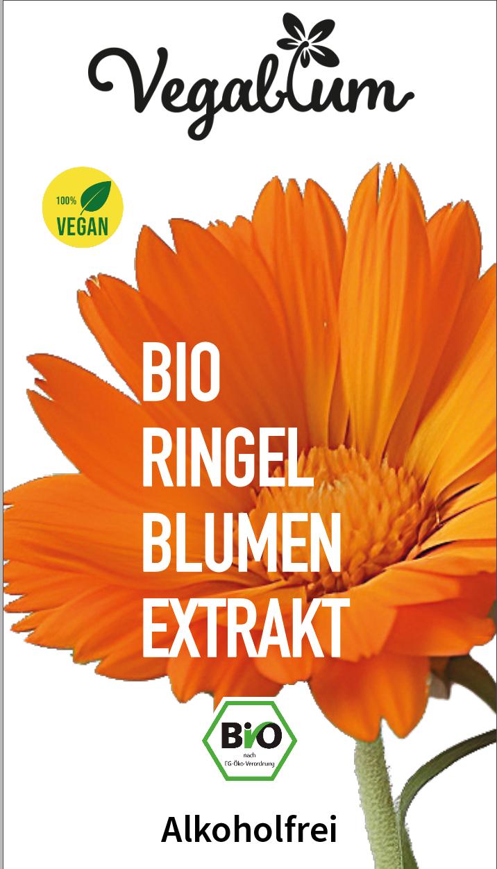 Bio Ringelblumen Extrakt 100 ml - Vegan -ohne Zusätze Alkoholfrei