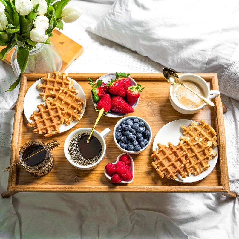 Veganes Rezept: Vegane Waffeln mit Tapi Dream Kakao