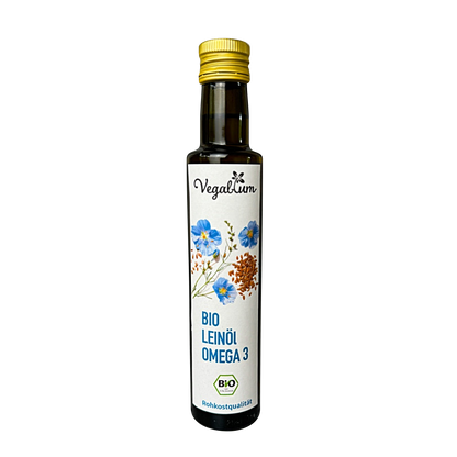Bio Leinöl Omega 3, 250 ml, freigestelltes Originalprodukt
