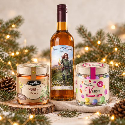Vegablum Winter Geschenkset mit Wonig Tanne, VET Zimt und Vlinsen