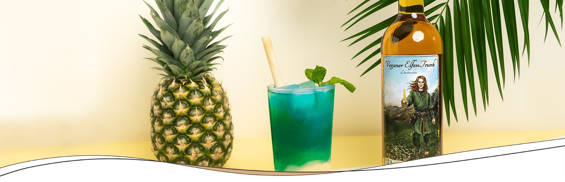 Cocktail Rezept mit Veganem ElfenTrunk, die Met-Alternative für Mittelalterfans
