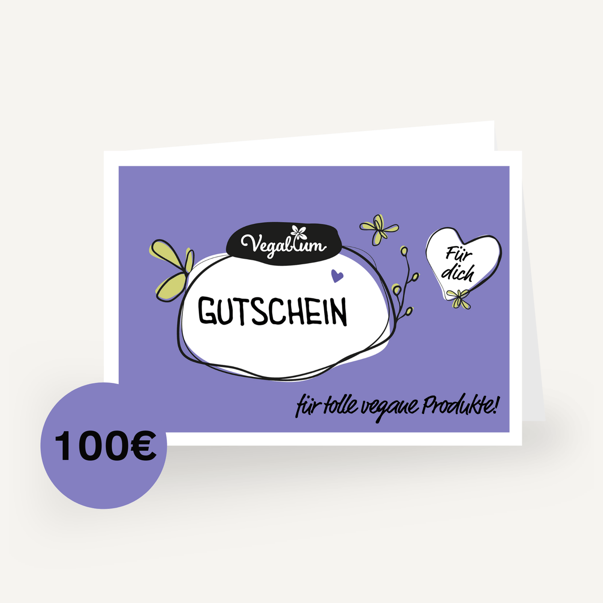 Vegablum 100€-Gutschein für vegane Produkte