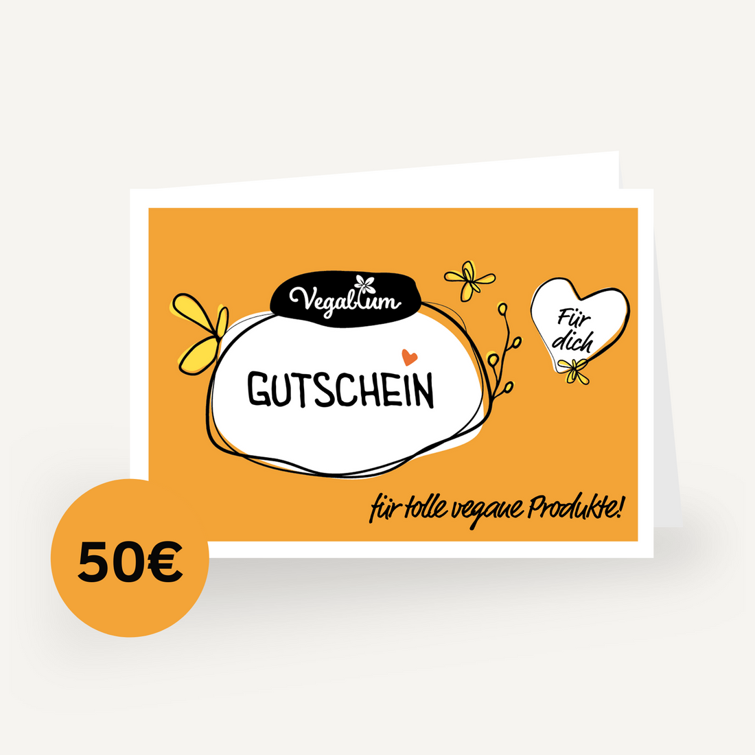 Vegablum 50€-Gutschein für vegane Produkte