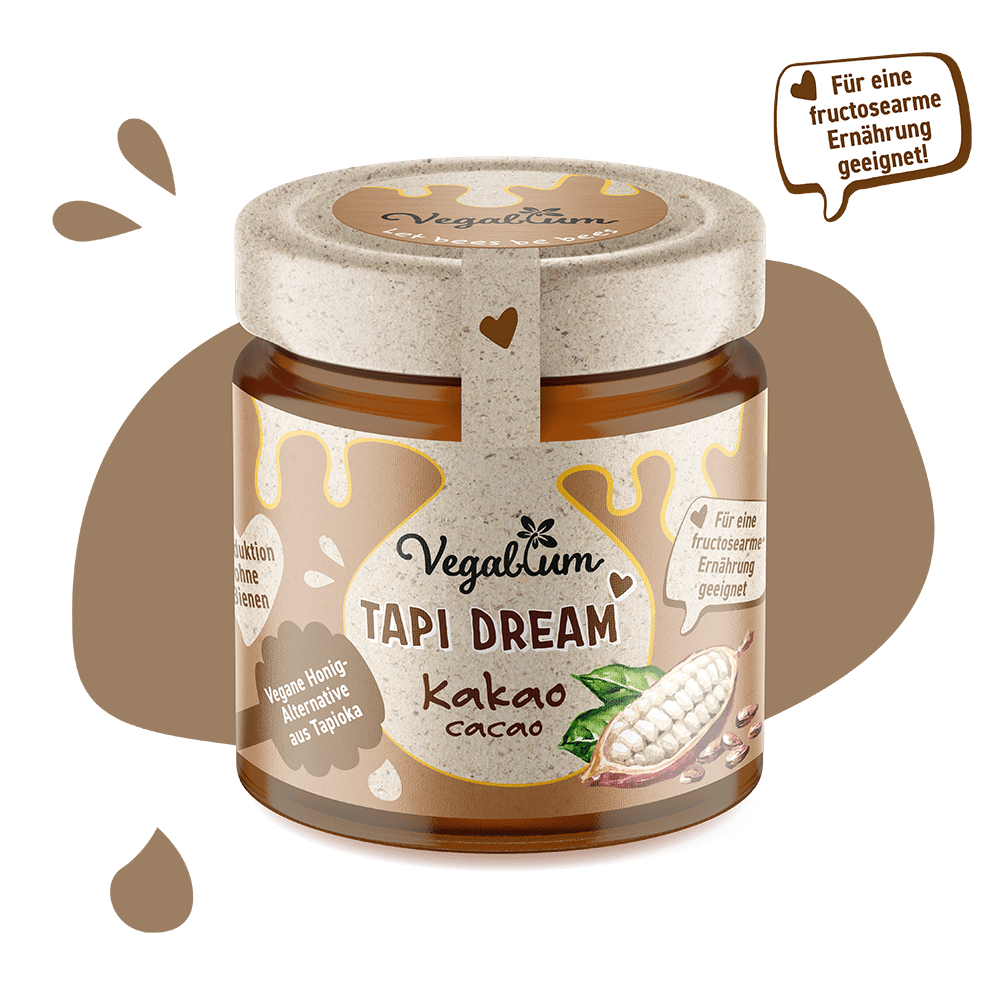 Tapi Dream Kakao, fructosearme Honig-Alternative, vegan